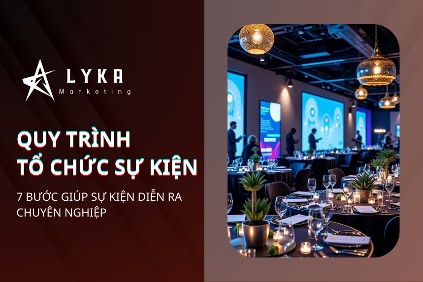 [Ảnh bìa] Quy trình tổ chức sự kiện