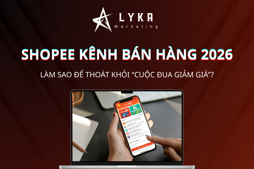 Ảnh bìa Shopee kênh bán hàng